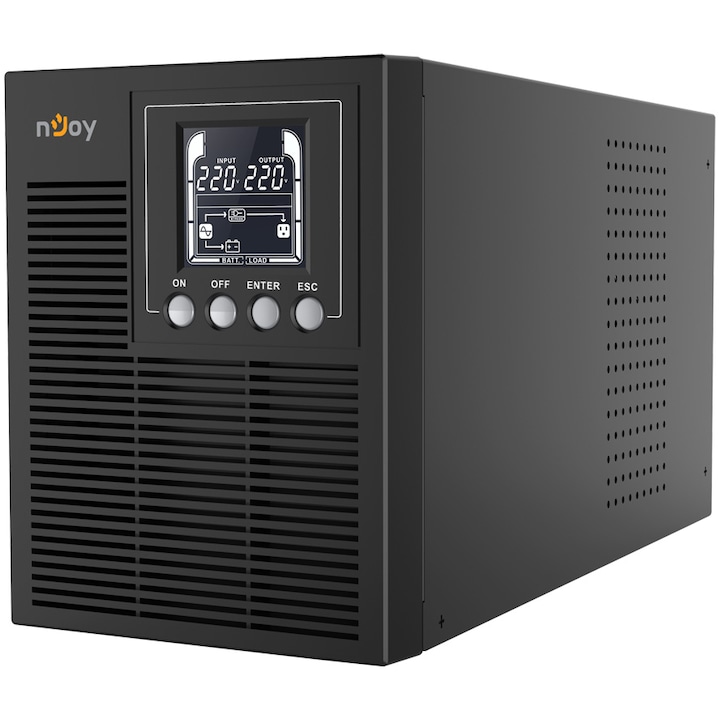 nJoy Echo Pro 1000 Szünetmentes tápegység, 1000 VA / 800 W, HID USB, 3 x Schuko csatlakozó