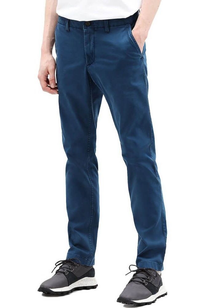 Pantaloni pentru barbati, Timberland S-L Ult-St Satin Chino, Verde, 36/34