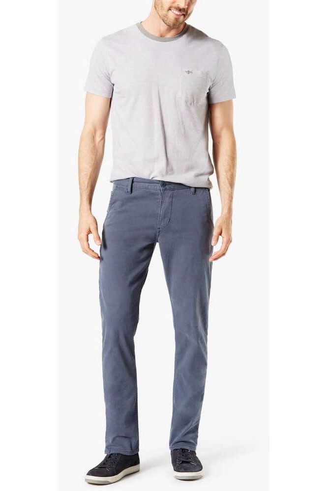 Pantaloni pentru barbati Dockers Alpha Khaki Tapered, Bleumarin, 38/34