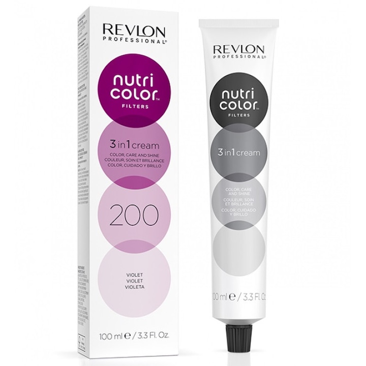 Оцветител за боядисани коси Nutri Color™ Filters Fashion 200, Тип маска, Виолетов, 100 мл