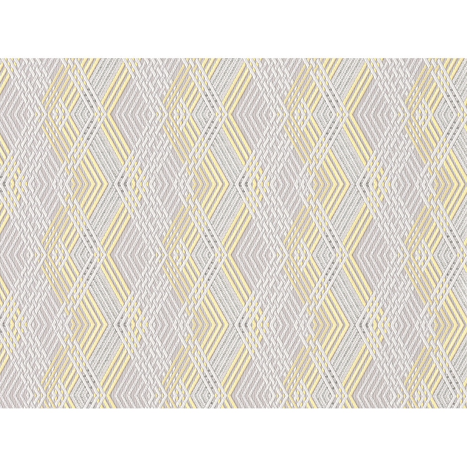 Tapet Slavyanski Oboi, Caro 352-10, model geometric romburi, multicolor, lavabil, vinil, pentru living sau dormitor, rola 5mp