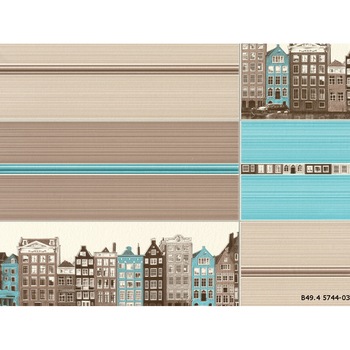 Tapet Slavyanski Oboi, Faianta decor casute 5744-03, imitatie faianta cu decor casute, gri-bleu, superlavabil, vinil, rezistent la apa, pentru bai si bucatarii, rola 5mp Tapet Slavyanski Oboi, Faianta decor casute 5744-03, imitatie faianta cu decor casute, gri-bleu, superlavabil, vinil, rezistent la apa, pentru bai si bucatarii, rola 5mp