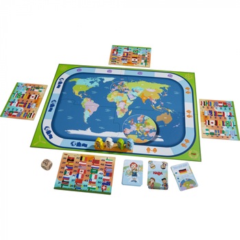 Joc boardgame Tarile lumii, HABA, 2-4 jucatori, +8 ani Joc boardgame Tarile lumii, HABA, 2-4 jucatori, +8 ani