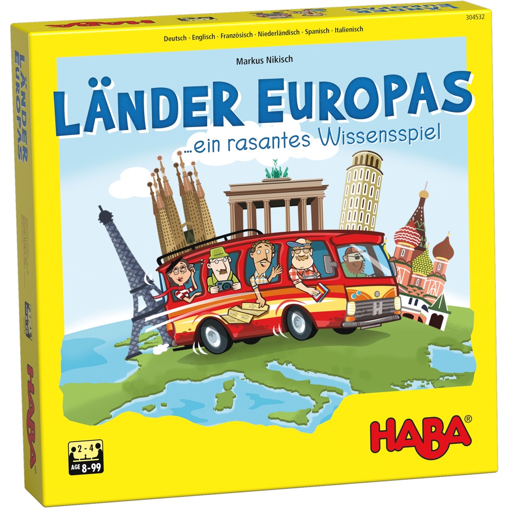 Joc boardgame Tarile Europei, HABA, 2-4 jucatori, +8 ani