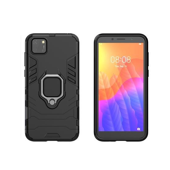 Husa Huawei Y5p - iberry Hybrid Rugged Ring Negru