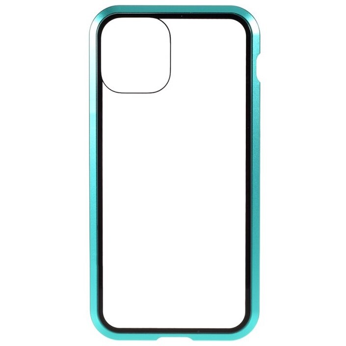 Husa Magnetic Glass 360° (sticla fata + spate) pentru Xiaomi Redmi Note 9, Verde