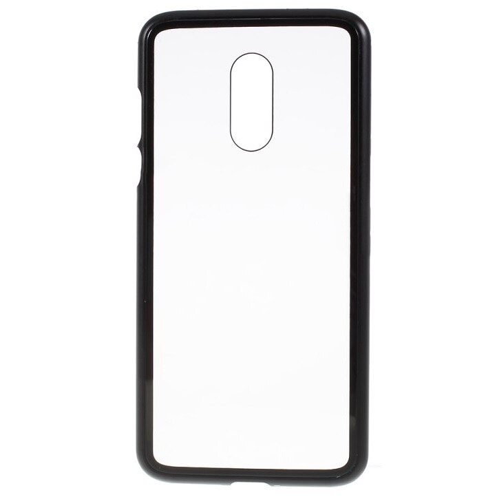 Husa Magnetic Glass 360° (sticla fata + spate) pentru Xiaomi Redmi Note 9, Negru