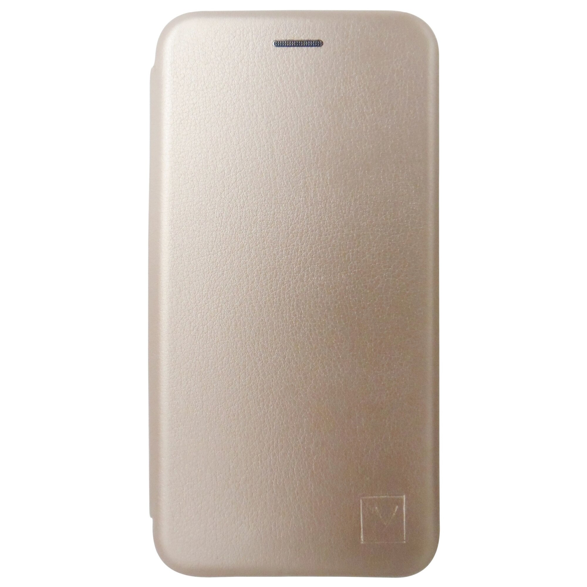Husa tip carte cu stand Vennus Elegance aurie pentru Huawei Y7p / P40 Lite E
