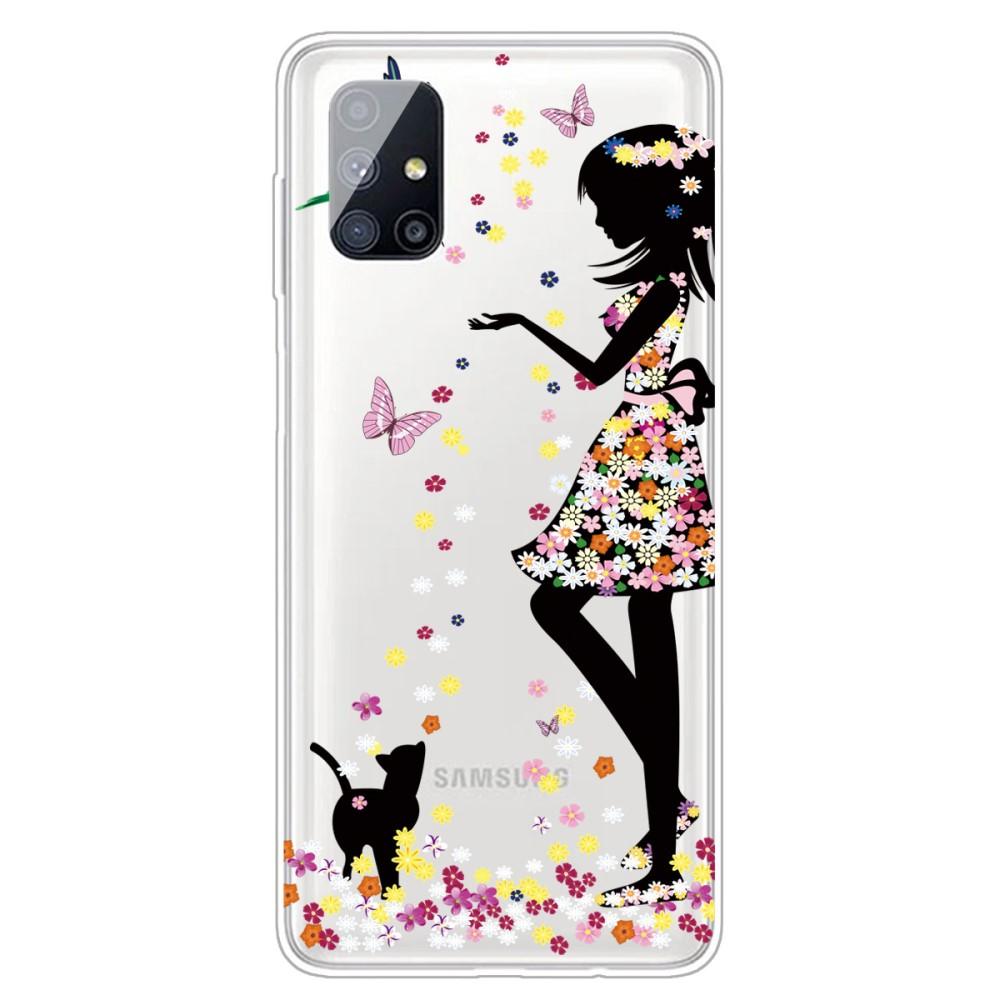 Husa Samsung Galaxy M51 model Flower Dress, Silicon, Antisoc, Viceversa Multicolor