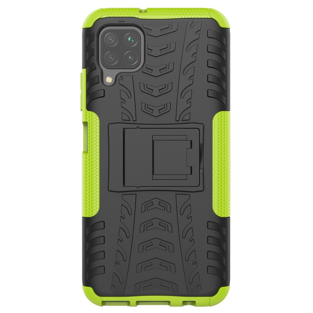 Husa Huawei P40 Lite model Combo Shell Grip cu Suport, Antisoc, Silicon+PC, Viceversa Verde