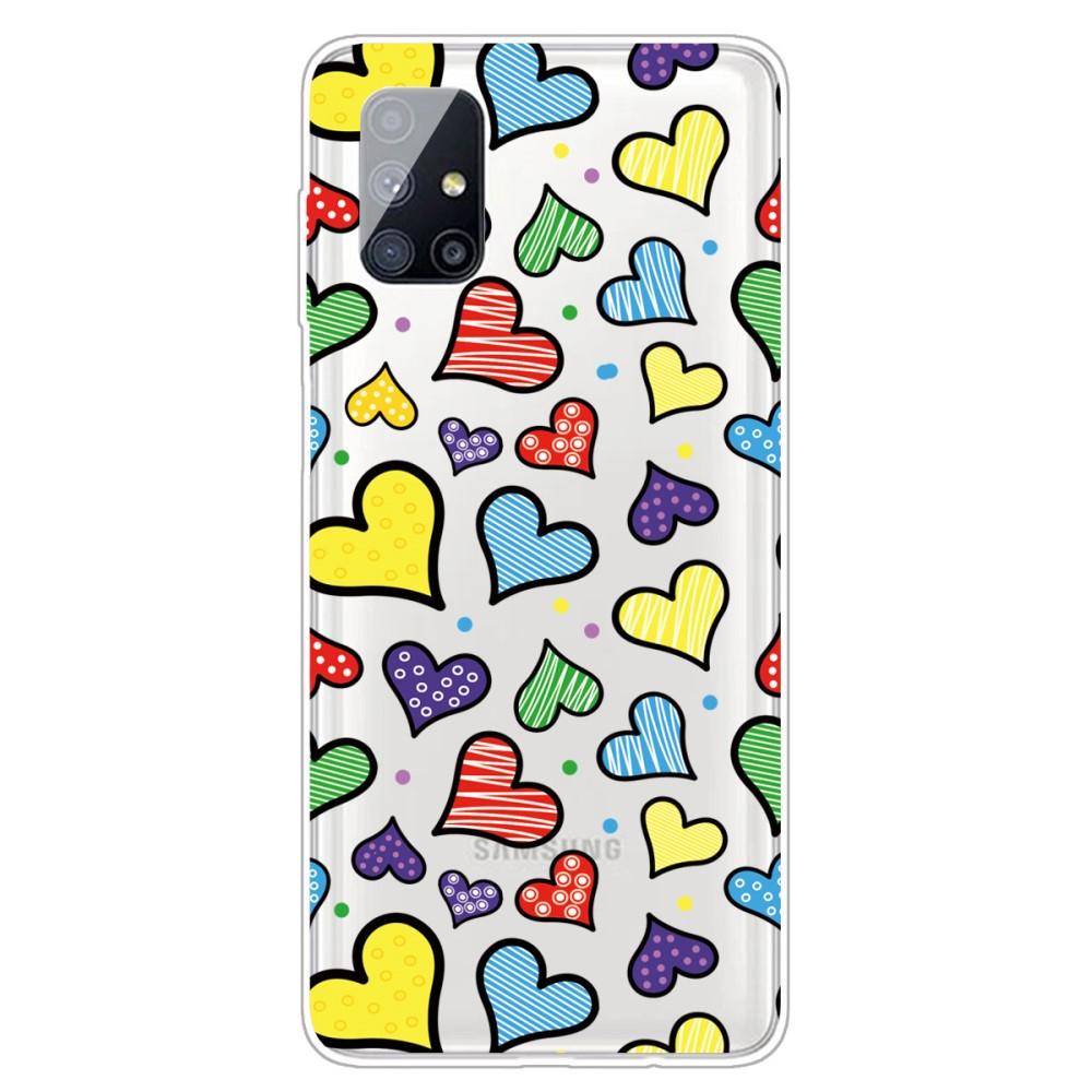 Husa Samsung Galaxy M51 model Hearts, Silicon, Antisoc, Viceversa Multicolor