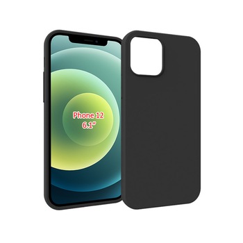 Husa telefon protectie Iphone 12 Pro Max, full silicon, protectie , acoperire integrala, calitate A+++negru Husa telefon protectie Iphone 12 Pro Max, full silicon, protectie , acoperire integrala, calitate A+++negru