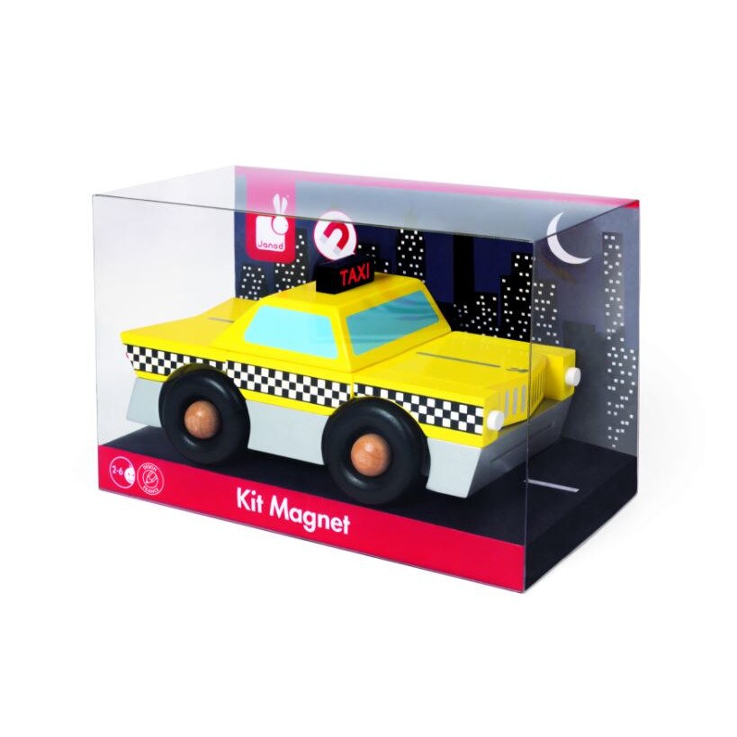 Masinuta magnetica Janod Taxi