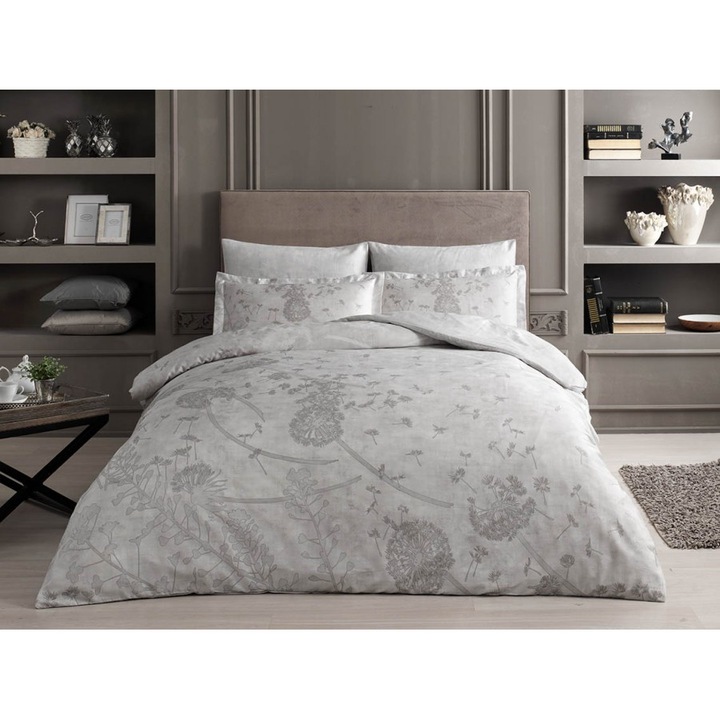 Szatén dupla ágynemű, TAC, 6 db, DELUX Digital Ruben