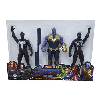 Set 3 figurine articulate tip super eroi Avengers, Thanos, Venom, Spiderman, dimensiune figurina 15 cm,multicolor, + 3 ani Set 3 figurine articulate tip super eroi Avengers, Thanos, Venom, Spiderman, dimensiune figurina 15 cm,multicolor, + 3 ani