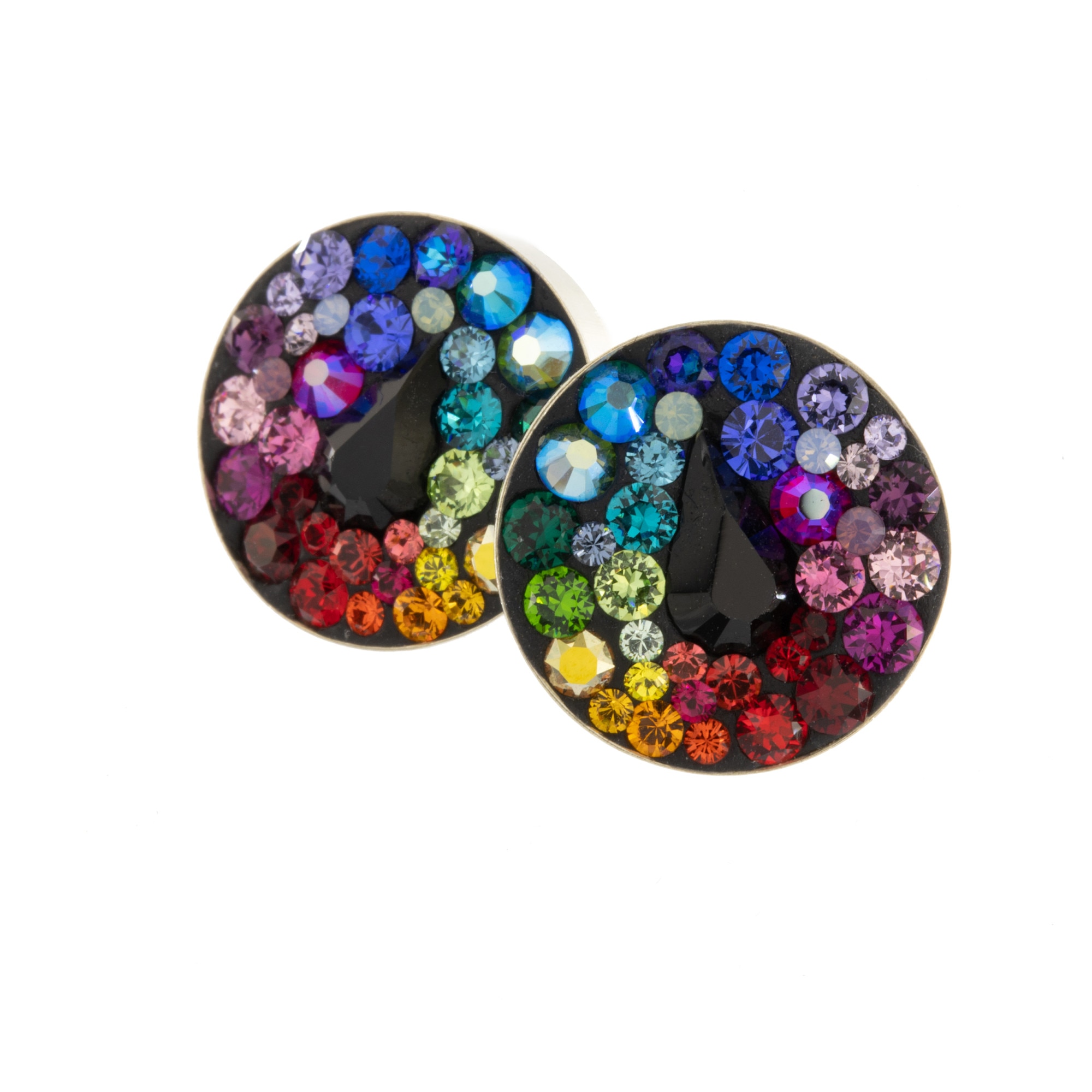 Cercei Kat'Art Minichaton Impressionist Rainbow and Black 1