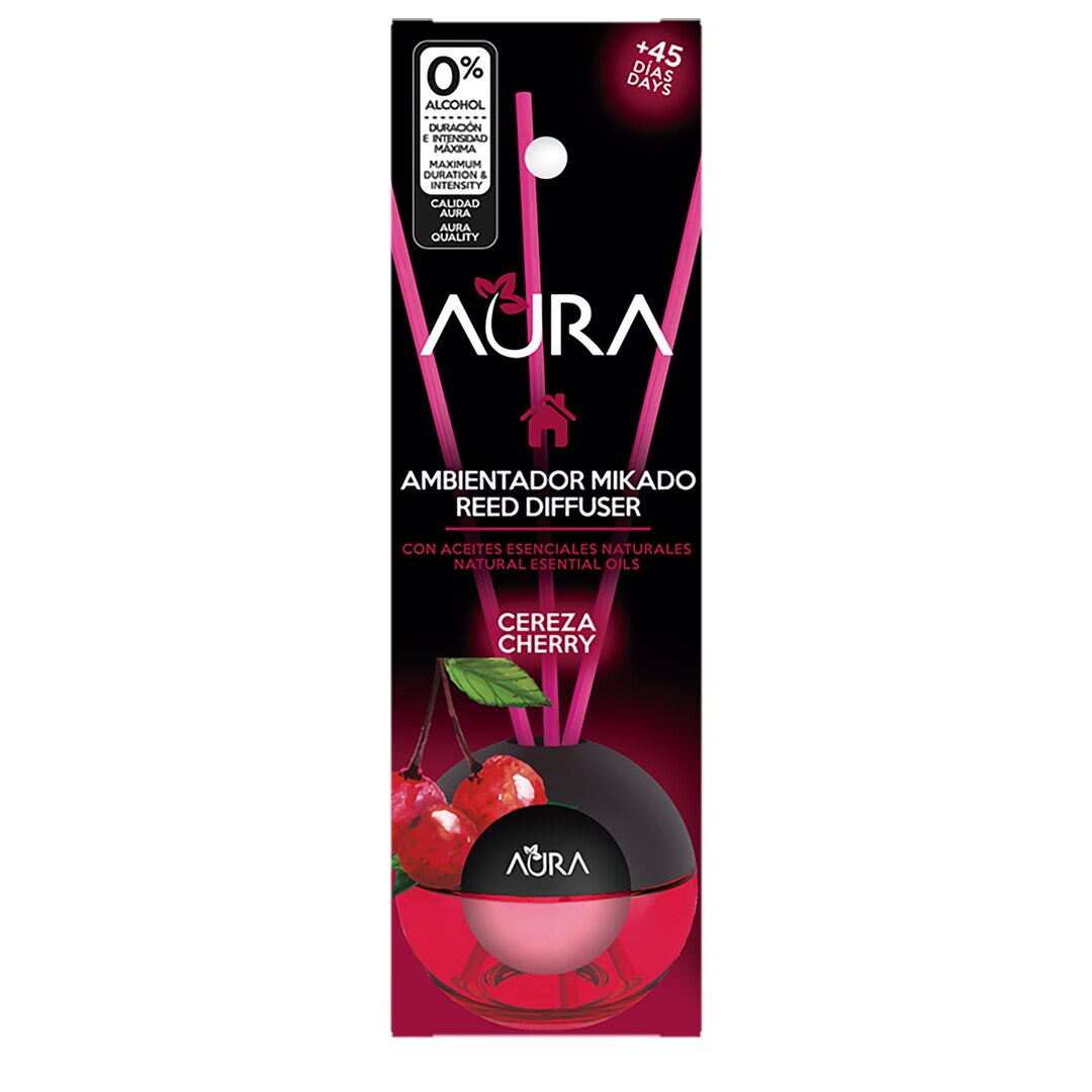 Odorizant sfera 0% alcool Aura, Cirese 20 ml,+ 45 zile