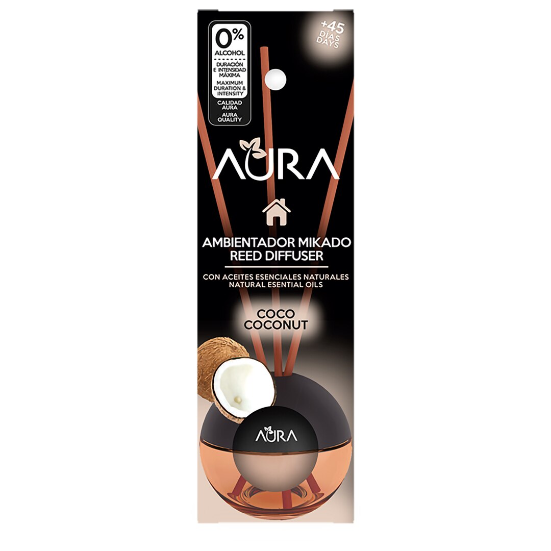 Odorizant sfera 0% alcool Aura, Cocos 20 ml,+ 45 zile