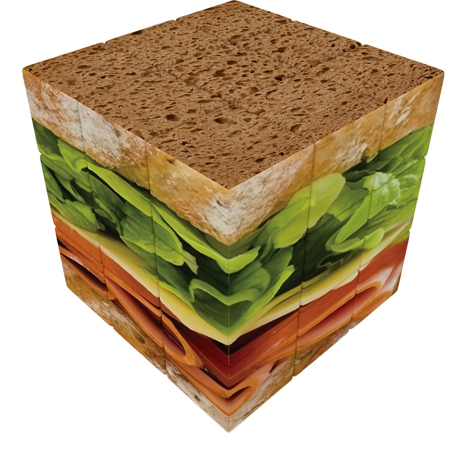 Cub Rubik V-Cube, Sandvis