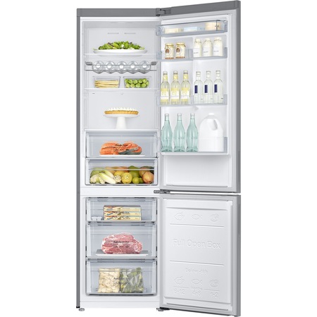 Combina frigorifica Samsung RB37J5215SS/EF, 367 l, Clasa A++, Full NoFrost, Compresor Digital Inverter, H 201 cm, Inox