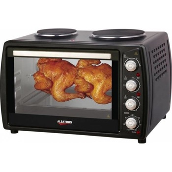 Cuptor electric Albatros A63BPRC2, 63 litri, rotisor,plite, 3200W Cuptor electric Albatros A63BPRC2, 63 litri, rotisor,plite, 3200W