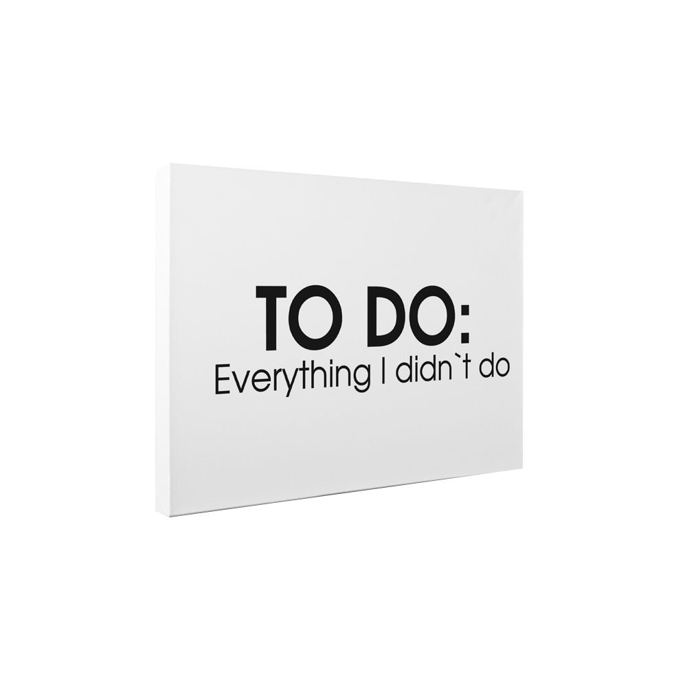 To do - Tablou Canvas - 50x65 cm