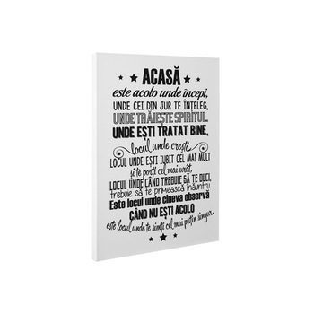 Acasa - Tablou Canvas - 50x65 cm Acasa - Tablou Canvas - 50x65 cm