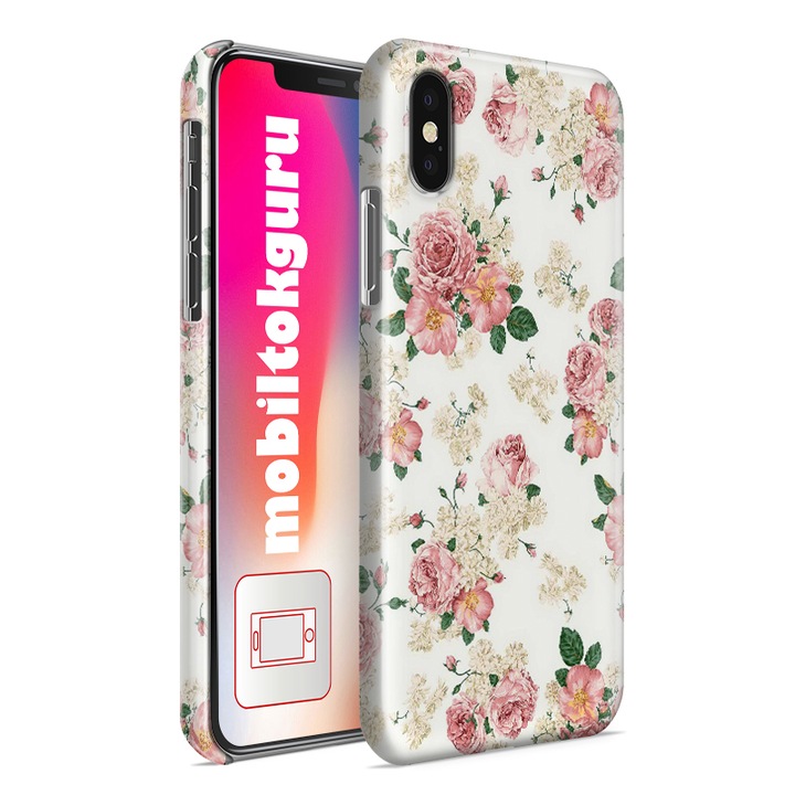 Virágos iPhone 5s telefontok tok hátlap 4