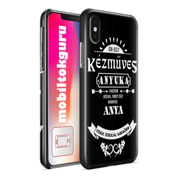 Kézműves anyuka iPhone 5s telefontok tok hátlap 1