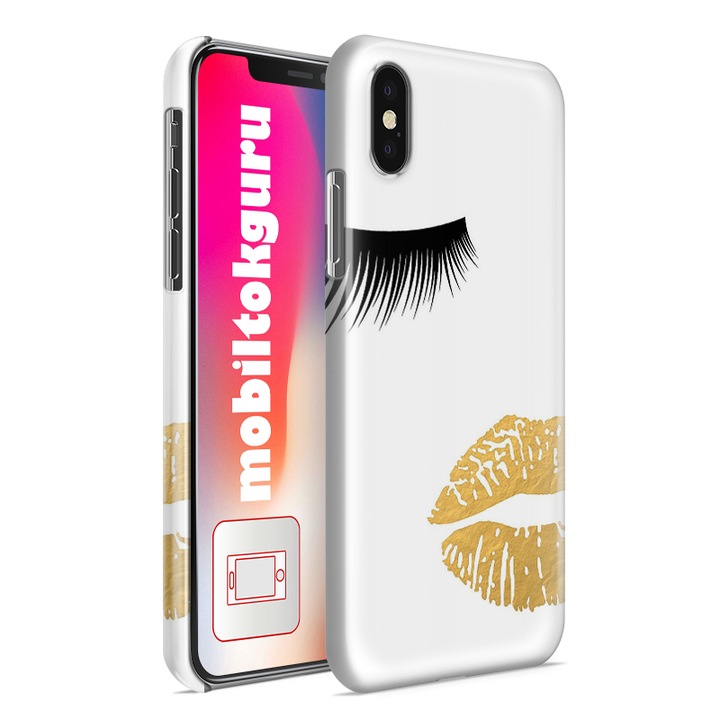 Szempilla rúzs iPhone 5s telefontok tok hátlap 1