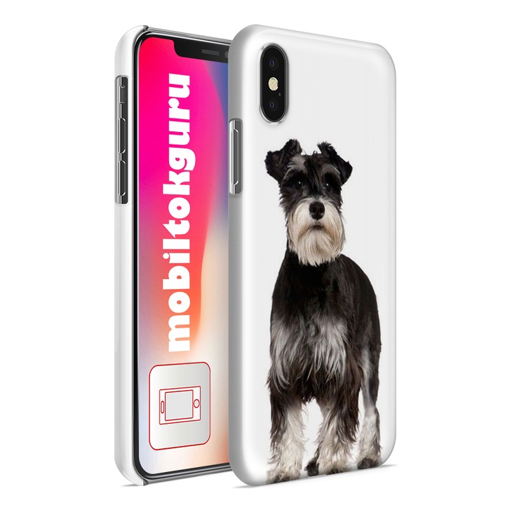 Schnauzer iPhone 5s telefontok tok hátlap 2