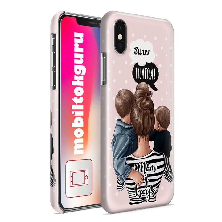 Калъф за телефон Mom of boys Huawei Y5 II заден капак 3