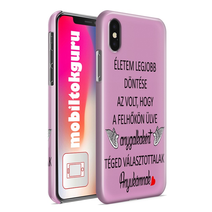 Téged választottalak anyukámnak iPhone 5s telefontok tok hátlap 2