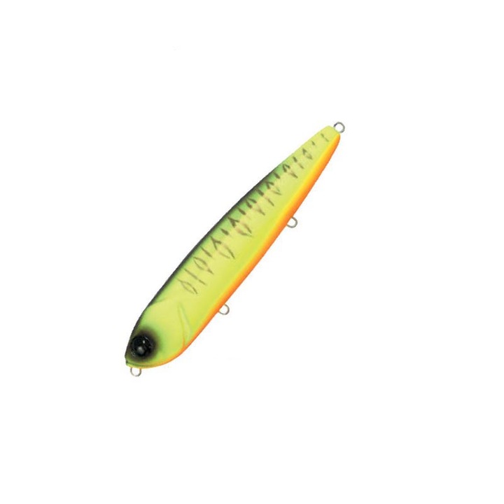 Vobler topwater Damiki Rambler-120, 12cm, 20gr, Floating, culoarea 350D (Night Spine Chartreuse)