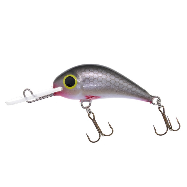 Vobler Gloog Parys 50NF, 5cm, 5gr, Floating, culoarea Srebrna Plotka