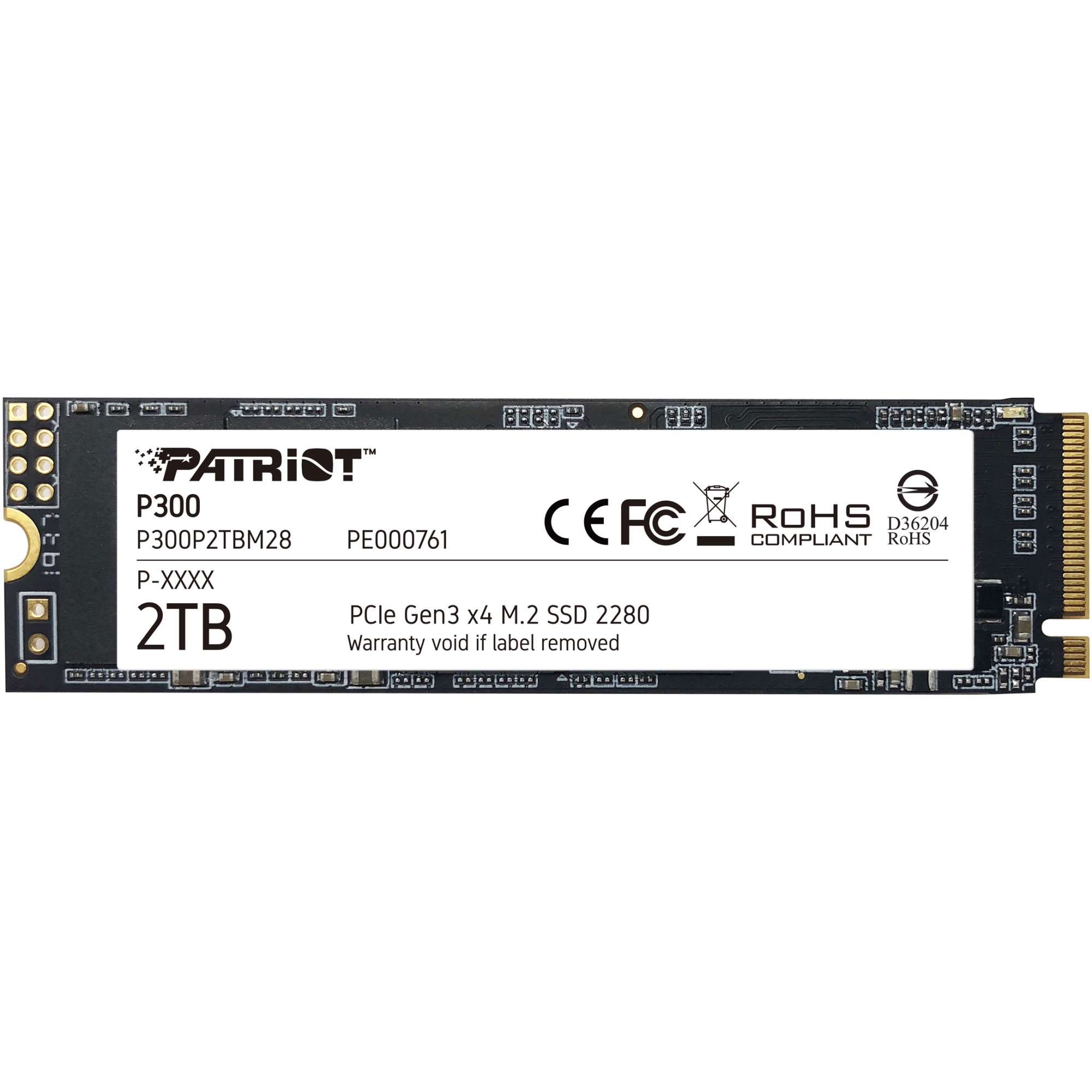 Solid State Drive (SSD) Patriot P300 2TB, NVMe, M.2.