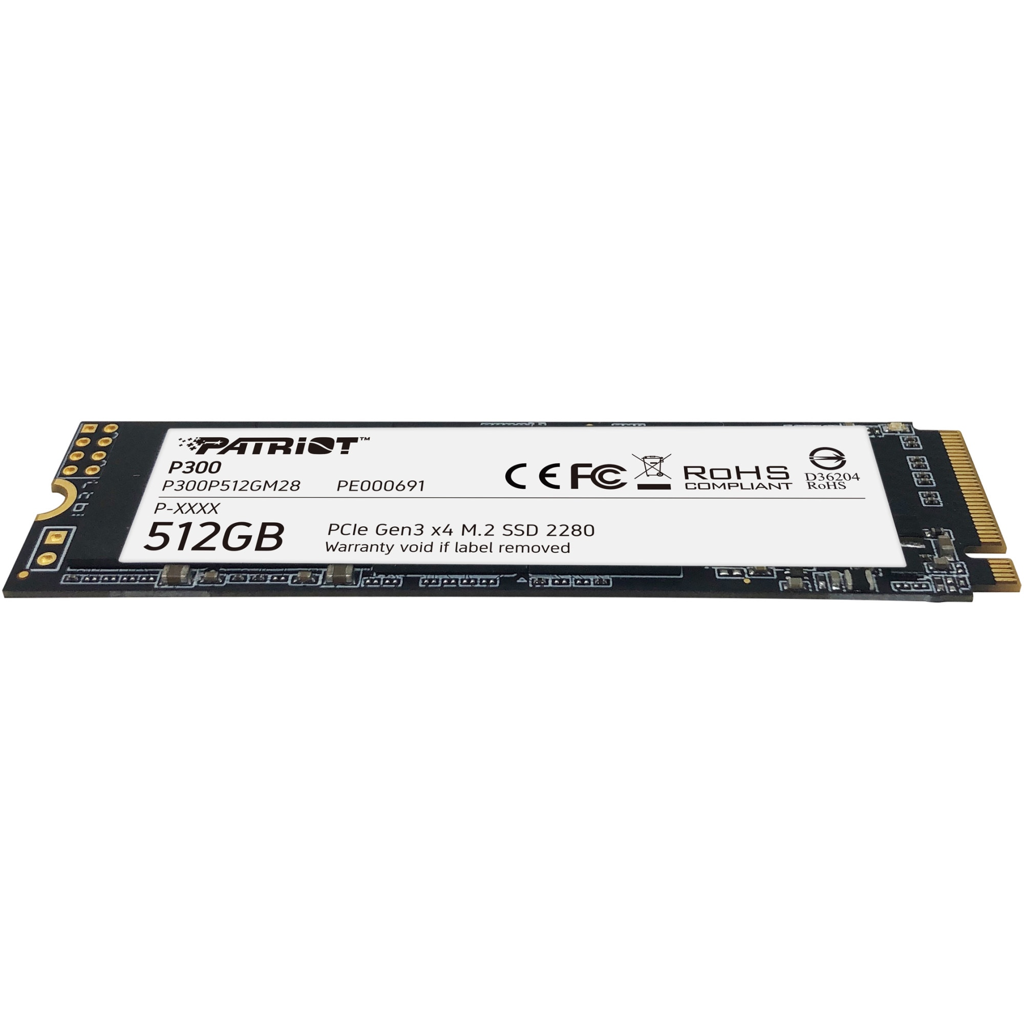 Solid State Drive (SSD) Patriot P300 512GB, NVMe, M.2. - eMAG.ro