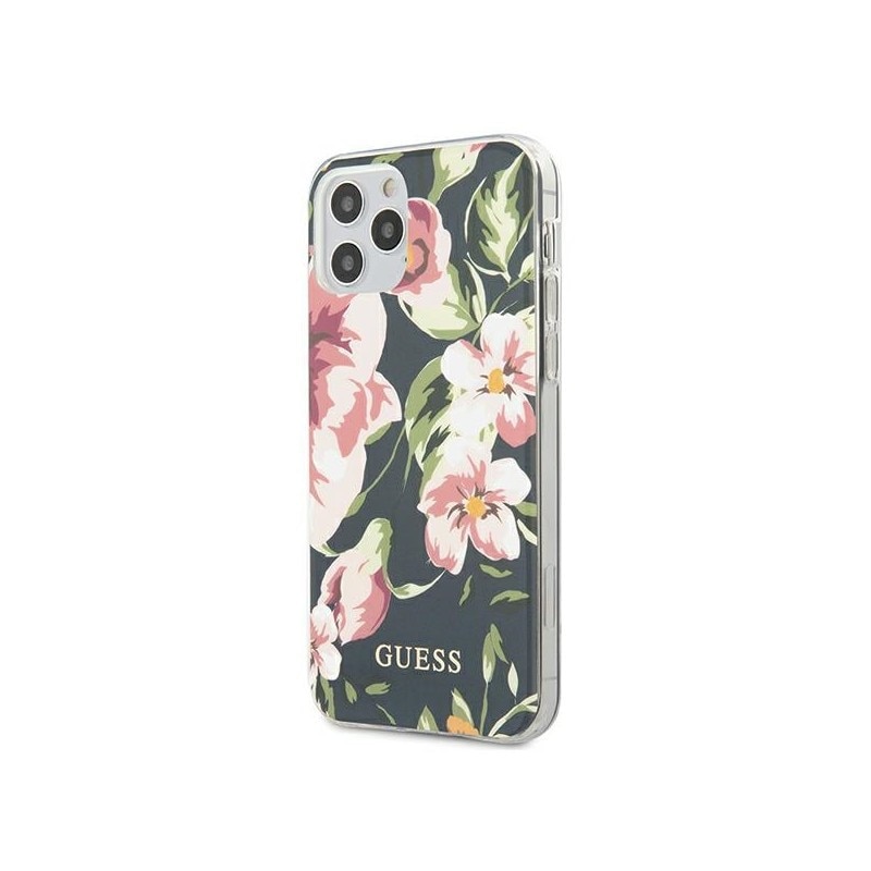 Husa Premium Originala Guess iPhone 12 Pro Max , Colectia Flower Nr3 - Guhcp12limlfl03