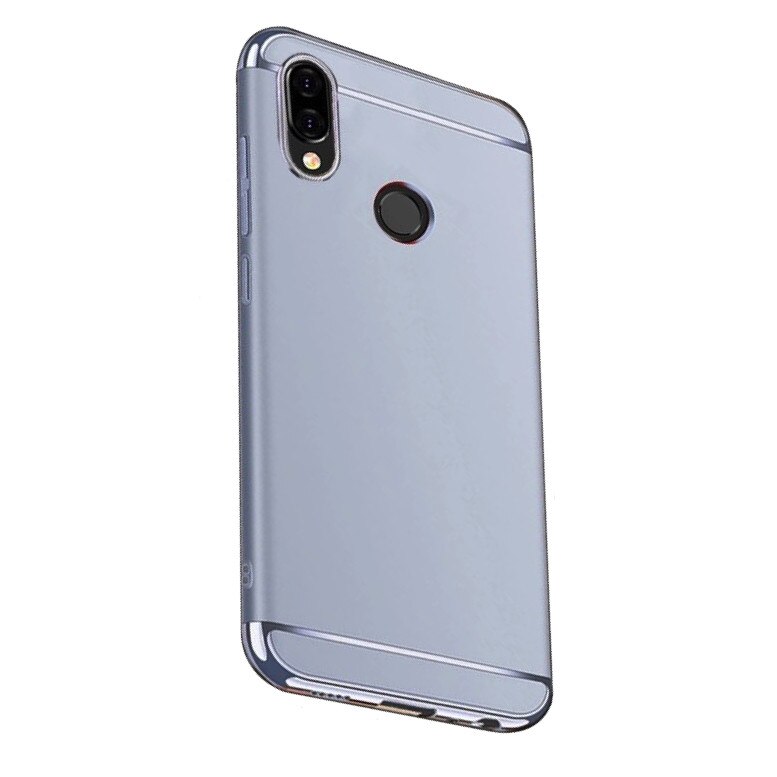Husa 3 in 1 Luxury pentru Huawei Y9 (2019) Silver