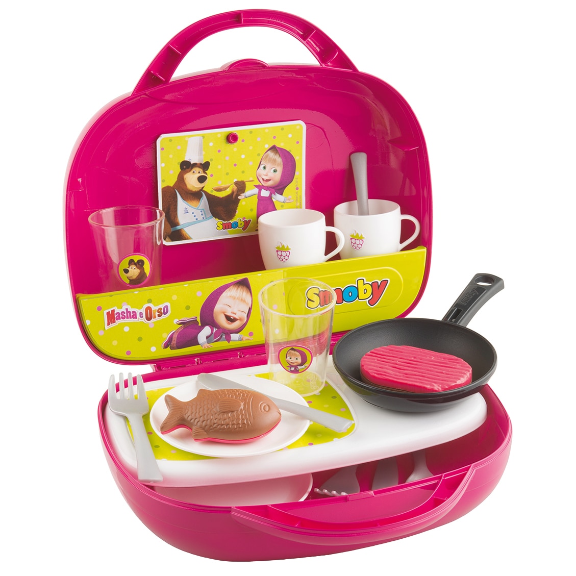 Mini bucatarie pentru copii Smoby, Masha and the Bear