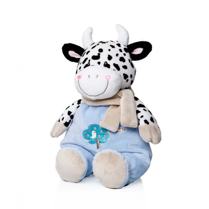 Plus Bebelusi Vacuta 28 cm cu zornaitoare, bleu - Artesavi