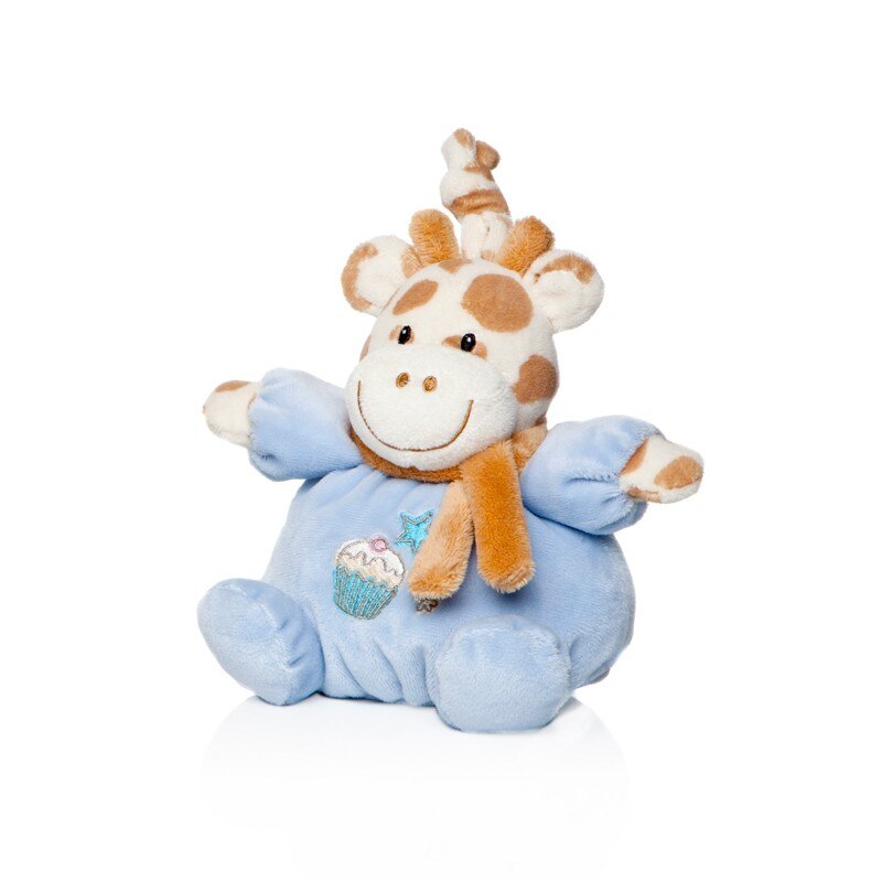 Plus Bebelusi Girafa muzicala 15 cm, bleu - Artesavi