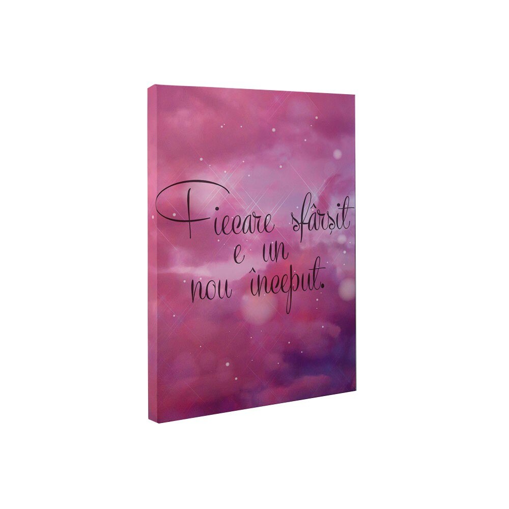 Un nou inceput - Tablou Canvas - 45x60 cm