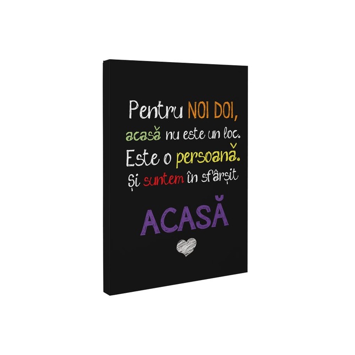 Pentru noi doi - Tablou Canvas - 50x65 cm