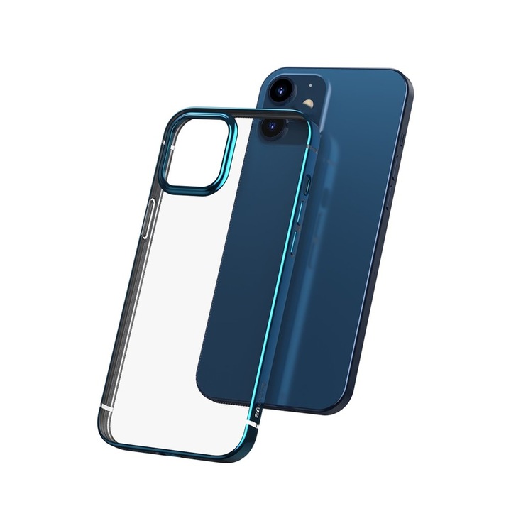 Hátlapvédő tok Apple iPhone 12 mini mobiltelefonhoz - Baseus , Kék