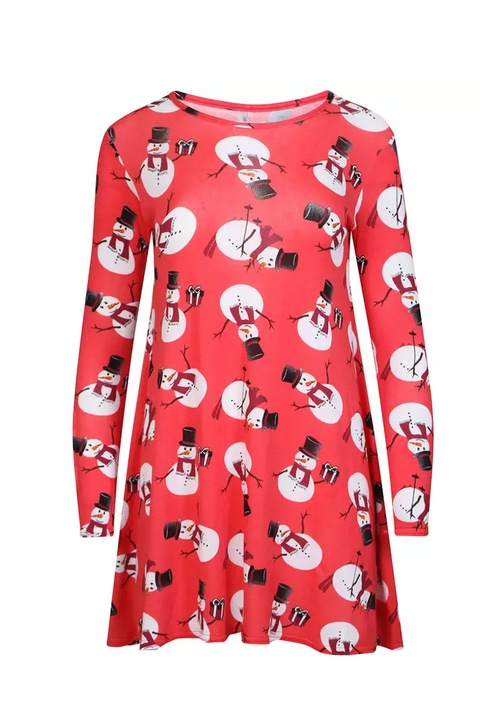 Rochie dama, Jup, Craciun, Viscoza, Om de zapada, Rosu, S