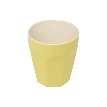 Pahar ceramic mic Paris, 210 ml, galben Pahar ceramic mic Paris, 210 ml, galben