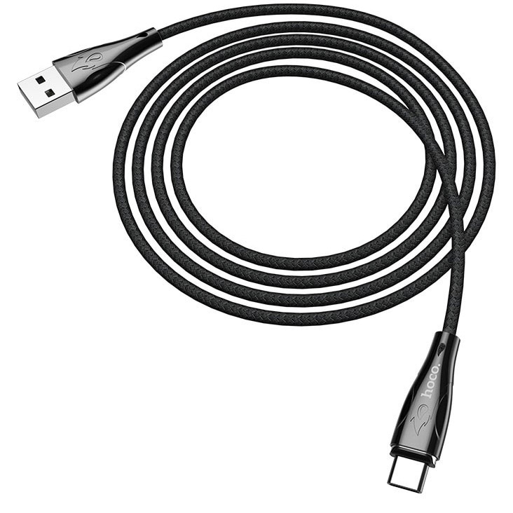 Cablu de date Hoco U75, Type-C, Magnetic, Negru