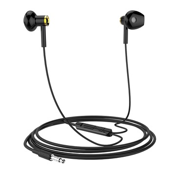 Casti audio Hoco M47, 3.5mm jack, microfon, Negru Casti audio Hoco M47, 3.5mm jack, microfon, Negru