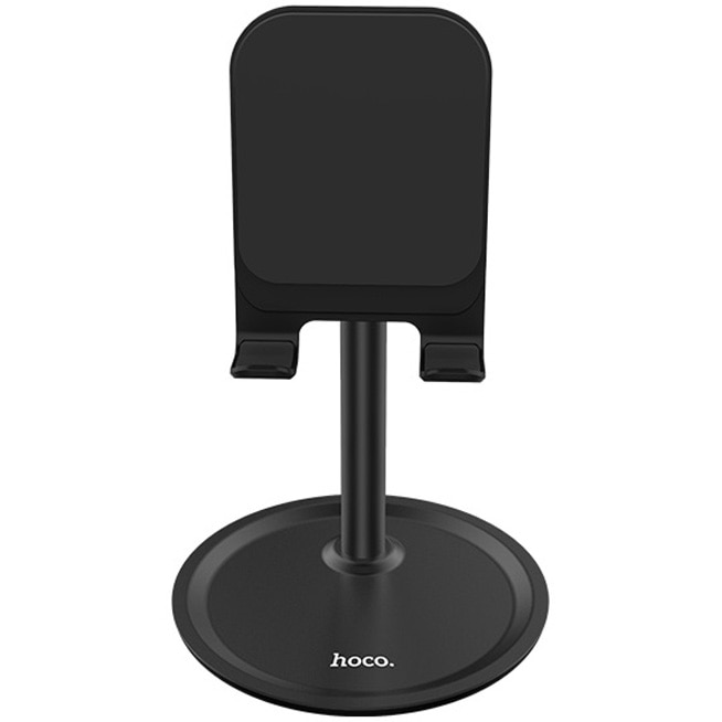 Suport birou Hoco PH15, Aluminiu+Silicon, Negru